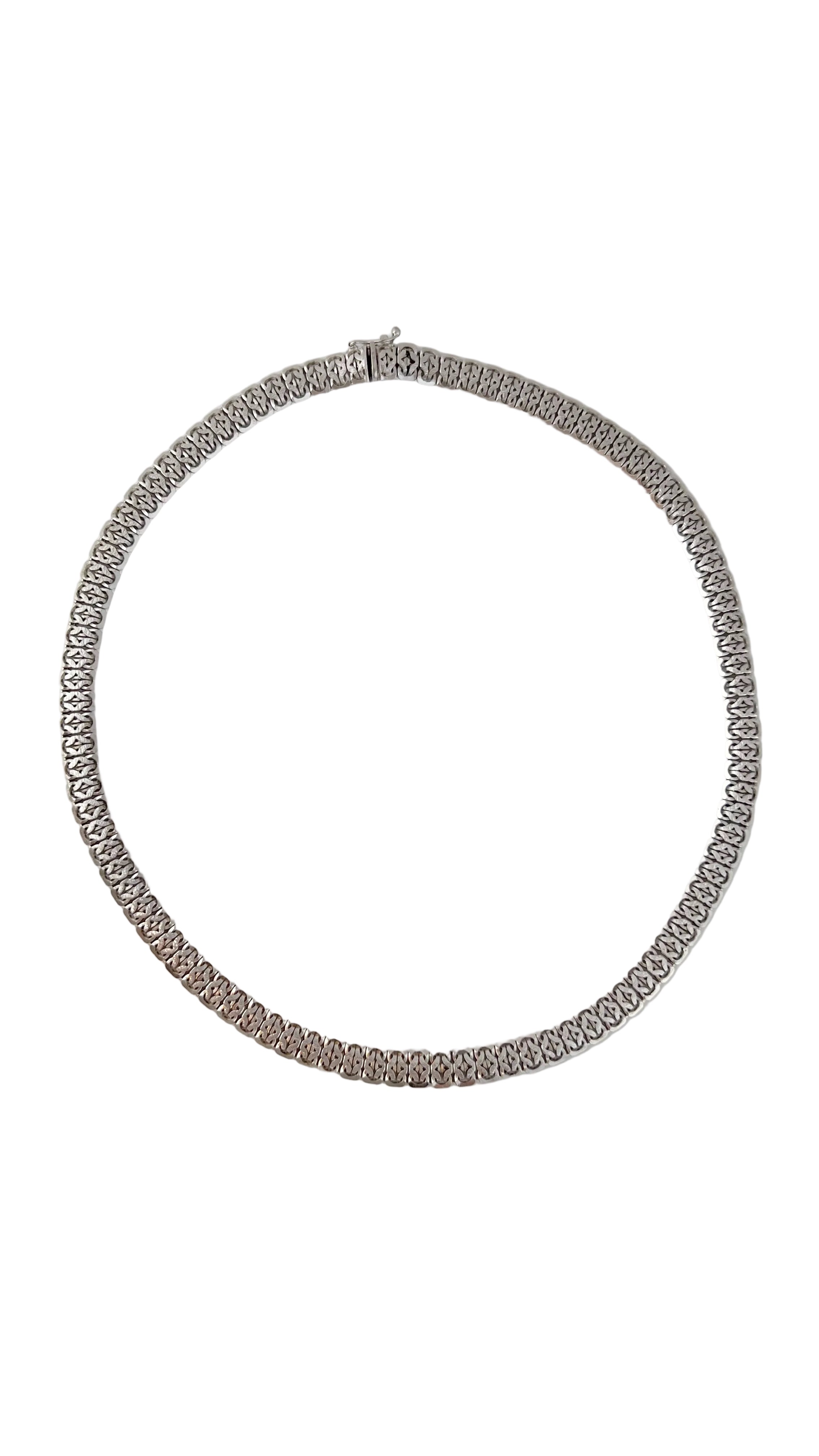 Vintage Sterling Silver Link Necklace